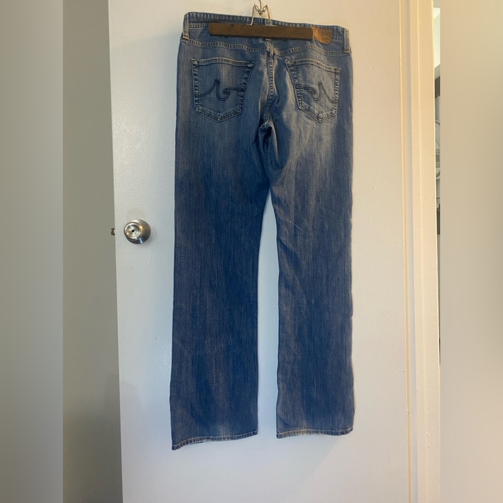 AG Adriano Goldschmied Men's Straight Blue Jeans The protege - Picture 2 of 8